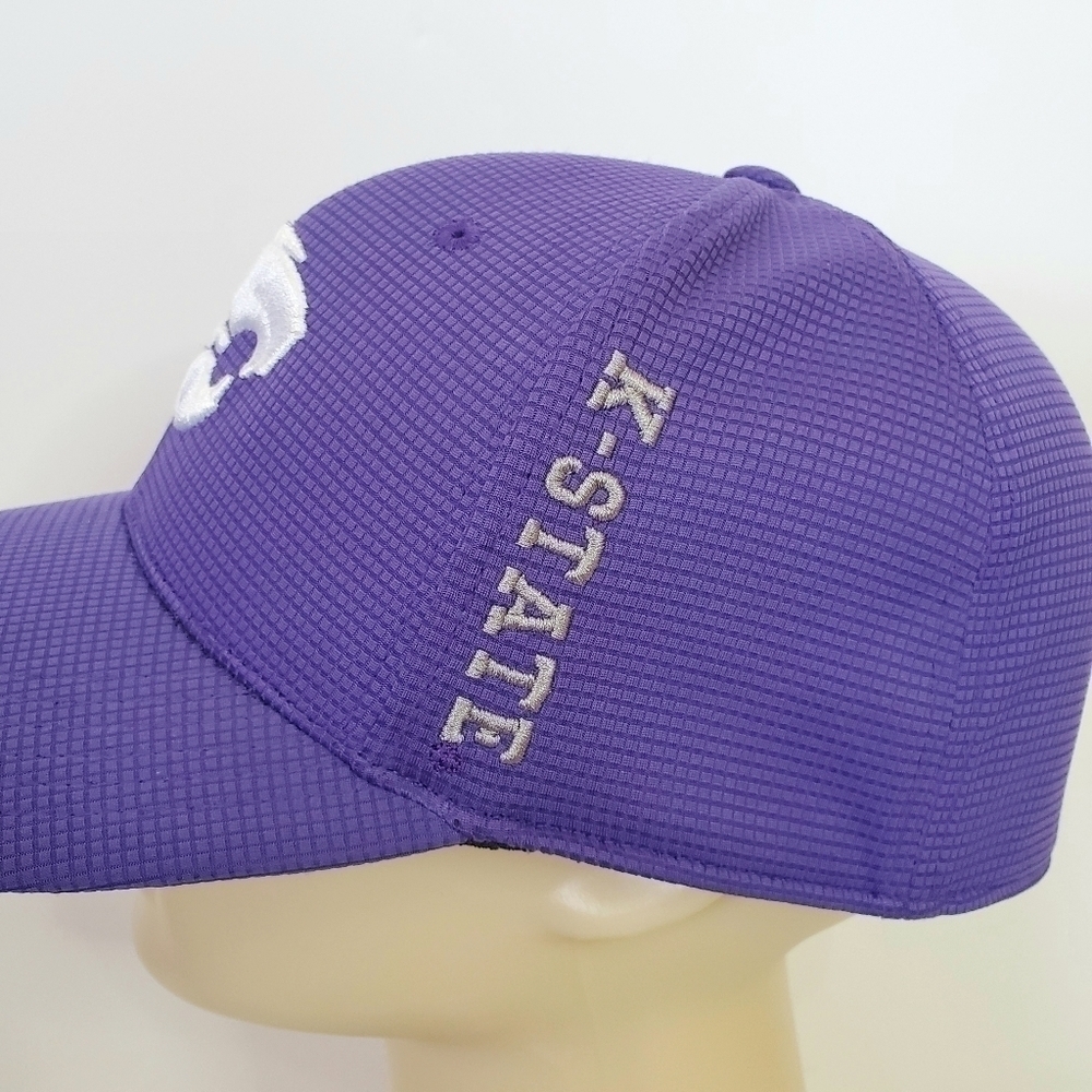 KANSAS State K-State Purple Baseball Hat Cap Top Of The World - Picture 6 of 12